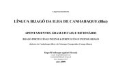 book Língua Bijagó da Ilha de Canhabaque (Bko). Apontamentos gramaticais e dicionário Bijagó-Português-Guineense & Português-Guineense-Bijagó