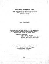 book Saskatchewan’s Separate School System: A Study of One Pattern of Adjustment to the Problem of Education in a Multi-Religion Democratic Society