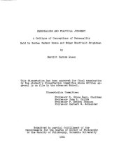 book Personalism and Practical Judgment: A Critique of Conceptions of Personality Held by Borden Parker Bowne and Edgar Sheffield Brightman