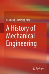 book A History Of Mechanical Engineering