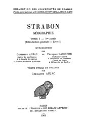 book Strabon: Géographie. Tome I, 1re partie: Introduction générale. Livre I