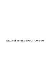 book Ideals of Differentiable Functions