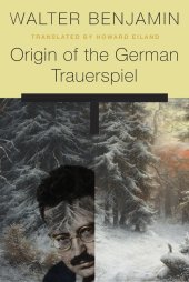 book Origin Of The German Trauerspiel