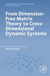 book From Dimension-Free Matrix Theory to Cross-Dimensional Dynamic Systems