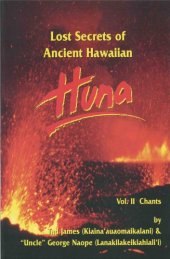 book Lost secrets of ancient Hawaiian huna -II