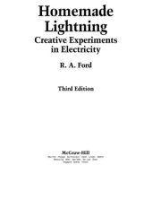 book Homemade Lightning: Creative Experiments in Electricity