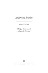 book American Studies: A User’s Guide