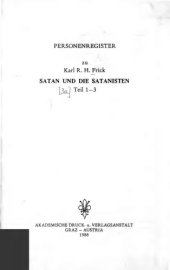 book Satan und die Satanisten : Personenregister