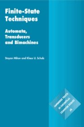 book Finite-State Techniques: Automata, Transducers and Bimachines