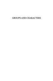 book Groups and Characters