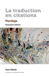 book La traduction en citations Florilège