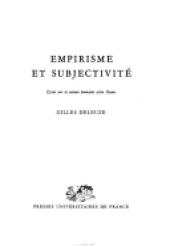 book Empirisme et subjectivité: essai sur la nature humaine selon Hume