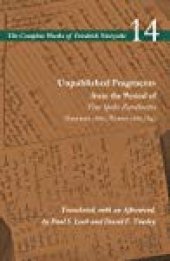 book Unpublished Fragments from the Period of Thus Spoke Zarathustra (Summer 1882-Winter 1883/84)