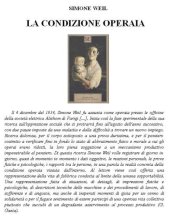 book La condizione operaia