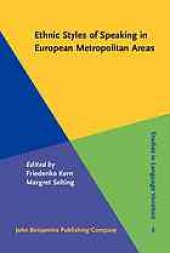 book Ethnic styles of speaking in European metropolitan areas