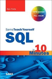 book SQL in 10 Minutes a Day, Sams Teach Yourself