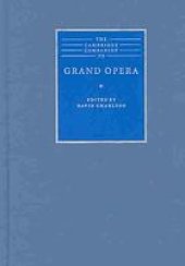 book The Cambridge companion to Grand Opera