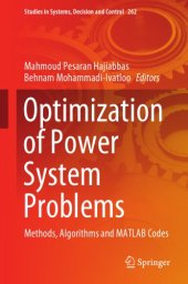 book Optimization Of Power System Problems: Methods, Algorithms And MATLAB Codes