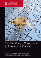 book The Routledge Companion to Intellectual Capital