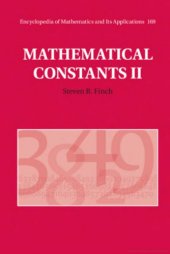 book Mathematical Constants II