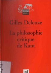 book La philosophie critique de Kant