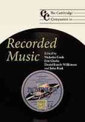 book The Cambridge companion to recorded music