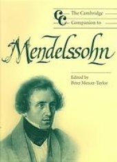 book The Cambridge companion to Mendelssohn