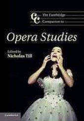 book The Cambridge companion to opera studies