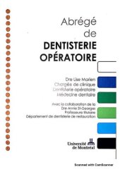 book Abrégé de dentisterie opératoire