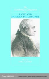 book The Cambridge Companion to Kant and Modern Philosophy