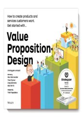 book Value Proposition Design: How to Create Products and Services Customers Want