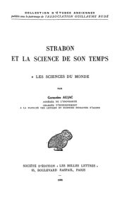 book Strabon et la science de son temps les sciences du monde