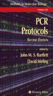 book PCR Protocols