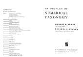 book Principles of numerical taxonomy