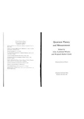 book Quantum Theory and Measurement