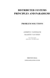 book Distributed Systems, Principles And Paradigms, (Problem Solutions)