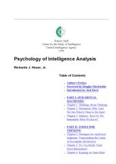 book Psychology Of Intelligence Analysis