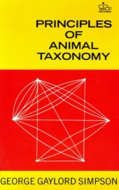 book Principles of animal taxonomy