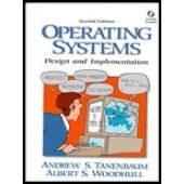 book Operating Systems Design and Implementation