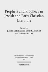 book Prophets and Prophecy in Jewish and Early Christian Literature