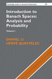 book Introduction to Banach Spaces Analysis and Probability