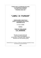 book Libru di pursor. Orientações didácticas para a utilização das fichas propedeuticas. Parte I. Fase de oralidade em Guineense