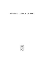 book Poetae Comici Graeci (PCG). Volumen IV : Aristophon - Crobylus