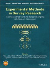 book Experimental Methods in Survey Research