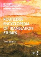 book Routledge Encyclopedia Of Translation Studies