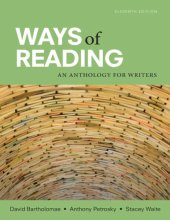 book Ways of Reading: An Anthology for Writers