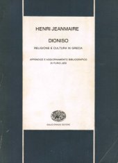 book Dioniso. Religione e cultura in Grecia