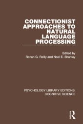 book Connectionist approaches to natural language processing