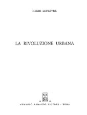 book La rivoluzione urbana