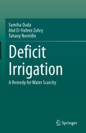 book Deficit Irrigation: A Remedy For Water Scarcity